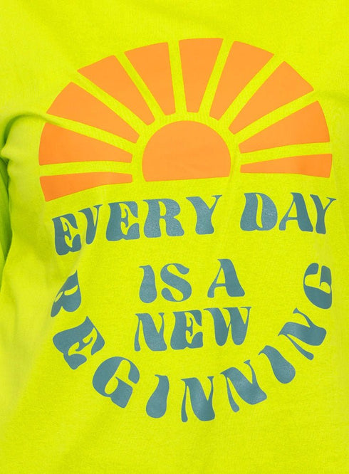 Lime Punch Printed Long - Sleeve Design 30 - Khotwh